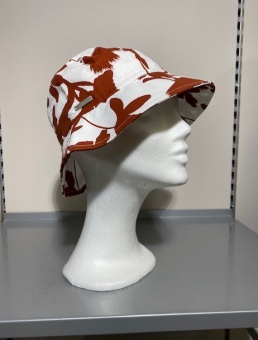 Solhatt bucket white/red